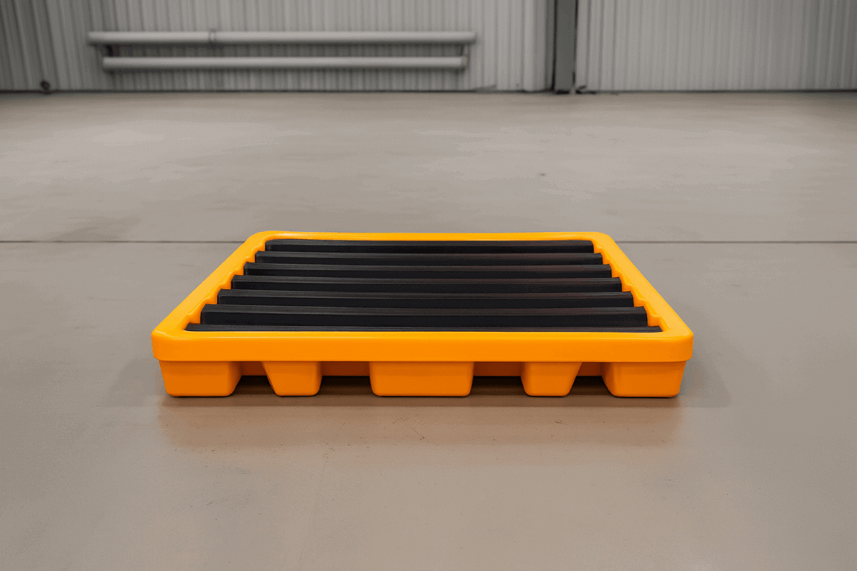 tarima antiderrame rejilla removible